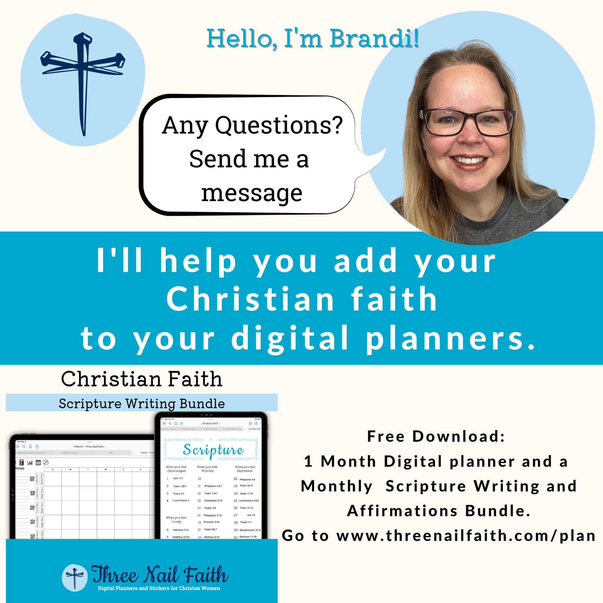 Hello! I'm brandi Reid the owner and creator of this digital planner.  I'm here to help you if you have any questions.