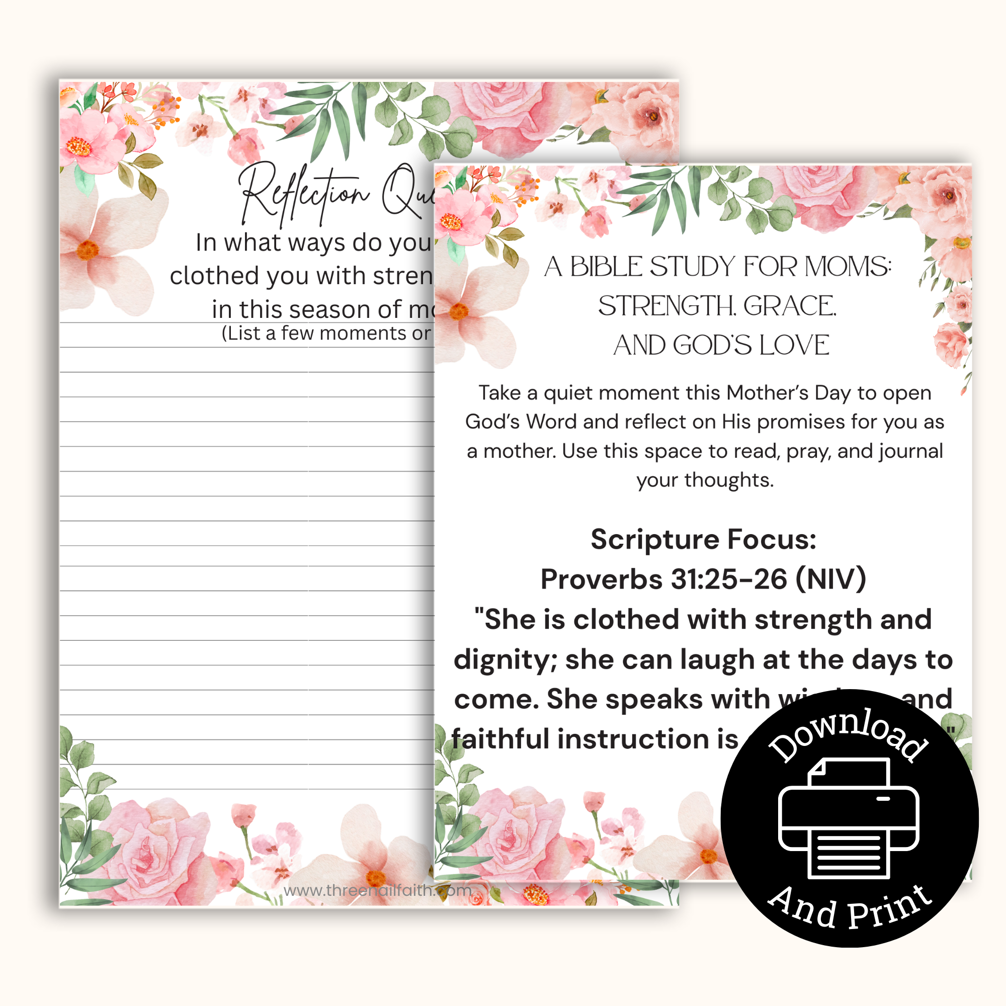 Bible study is on Proverbs 31: 25-26