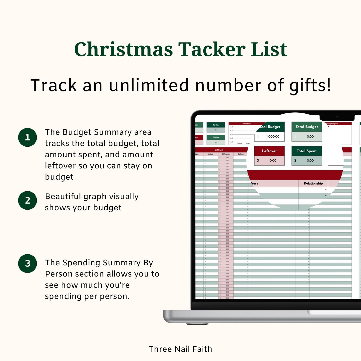 Christmas tracker List