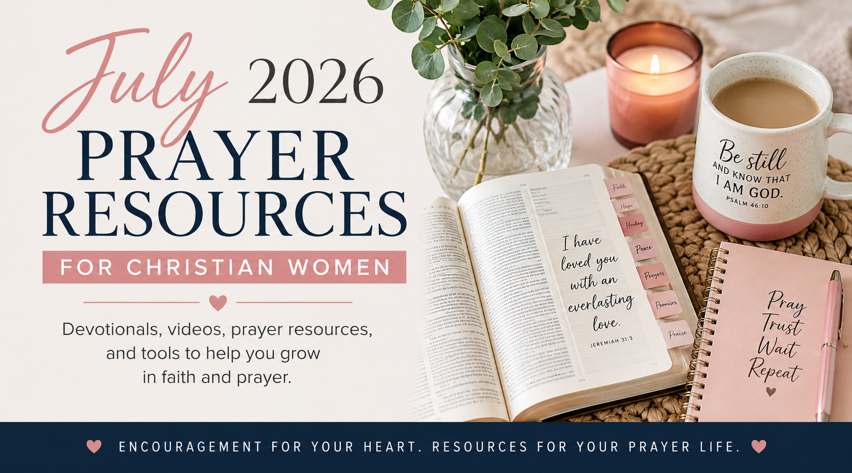 July 2026 Prayer Resources for Christian Women