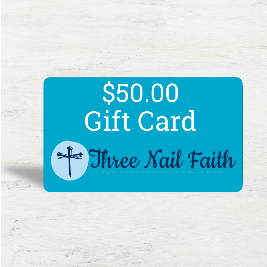 Three Nail Faith Gift Card