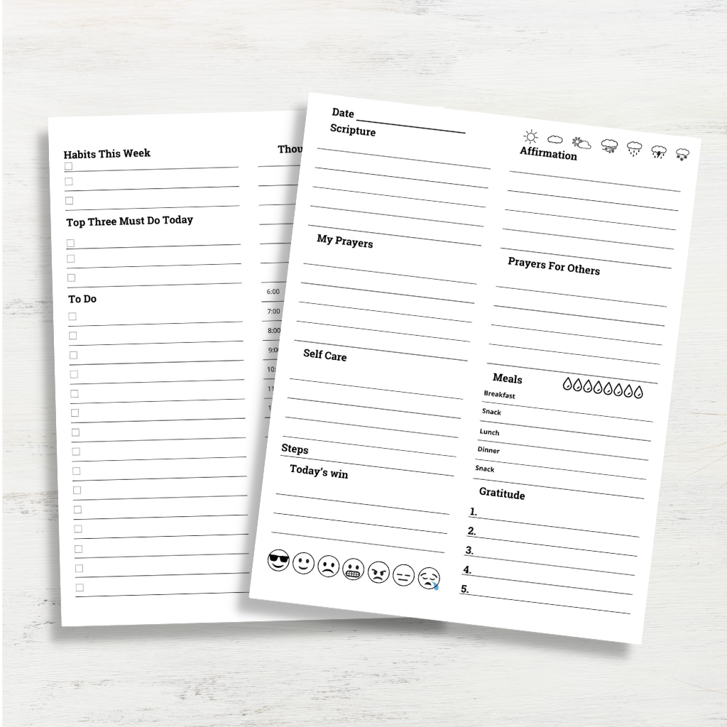 Printable Planner – Three Nail Faith