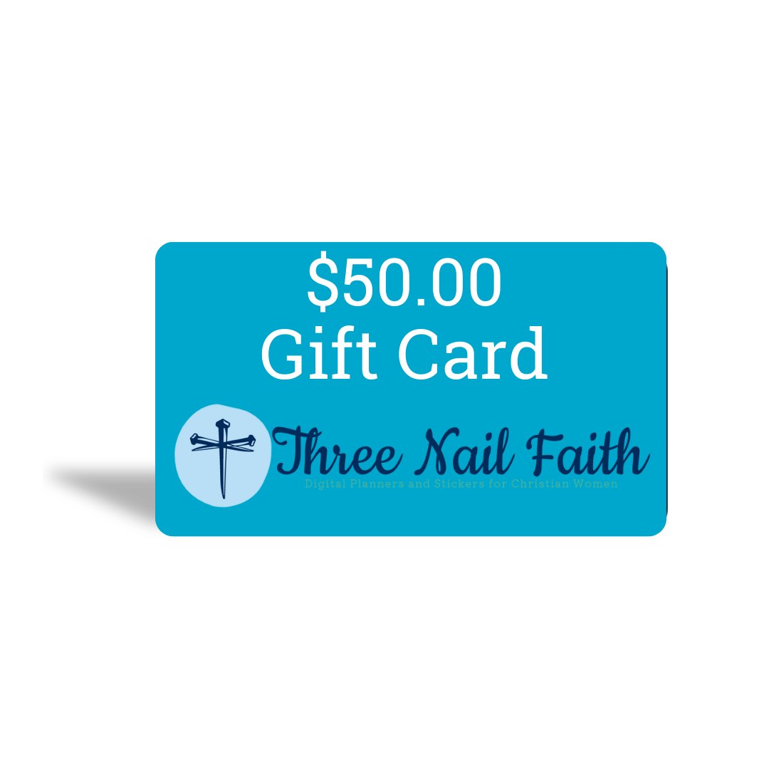Three Nail Faith Gift Card