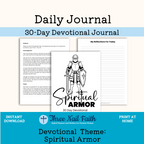 Printable 30-day devotional on the theme of spiritual armor