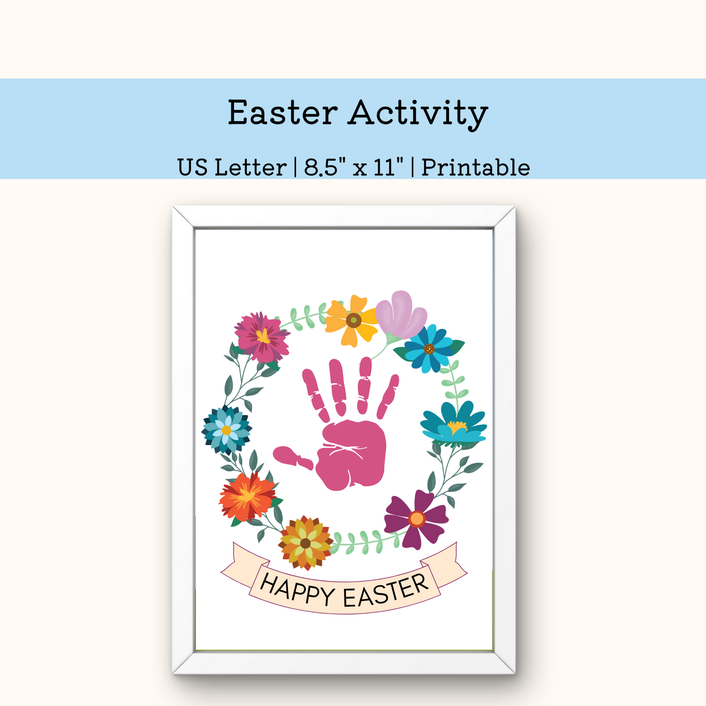PRINTABLE Easter Handprint Art Craft For Kids – Three Nail Faith printable-easter-handprint-art-craft-for-kids-three-nail-faith