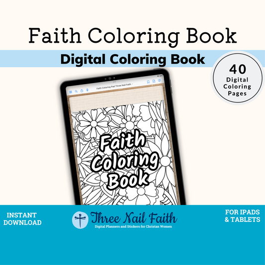 Faith Digital Coloring Book