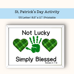 Simply Blessed Handprint art