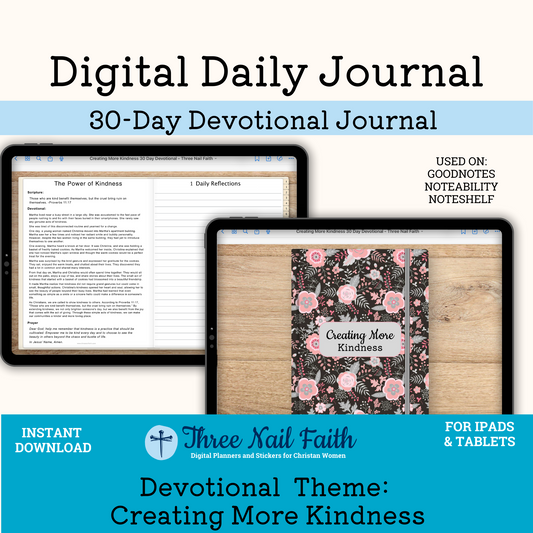 Creating More Kindness 30-Day Digital Devotional Journal