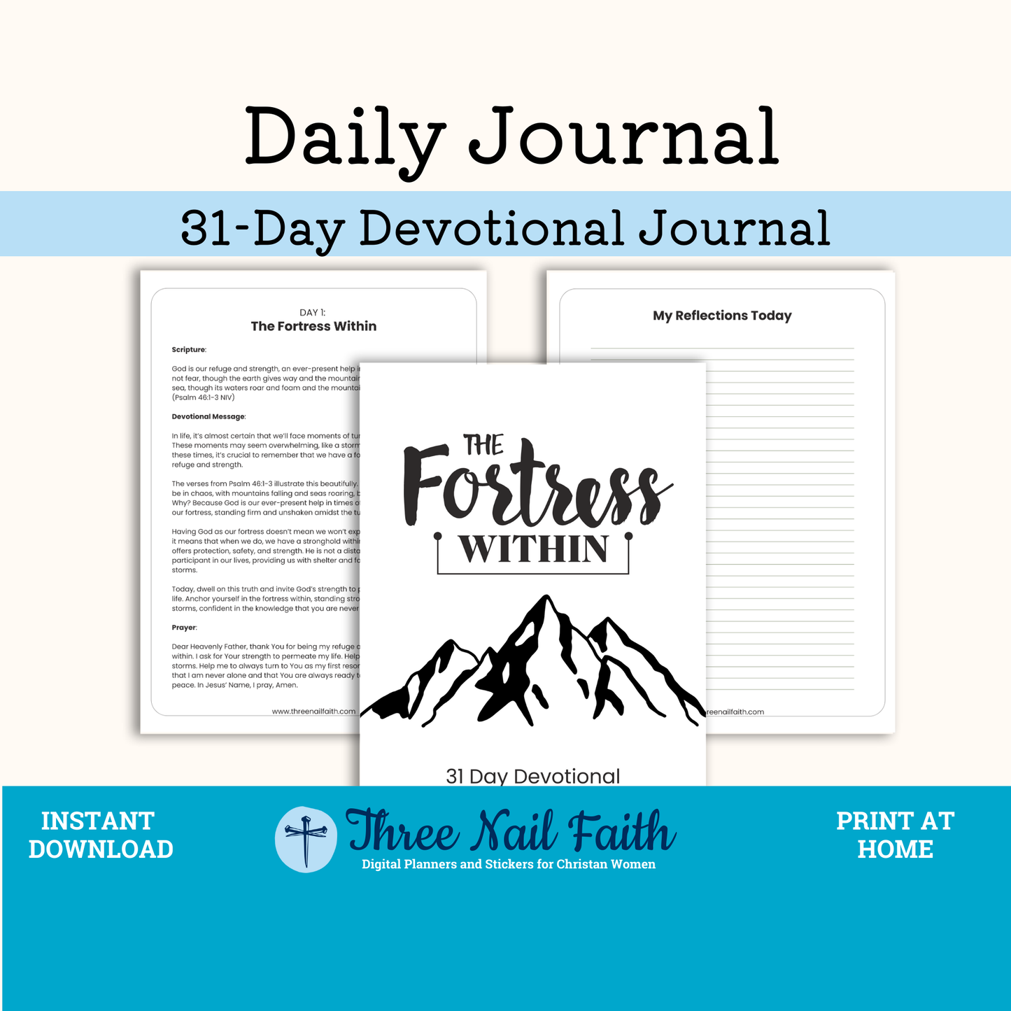 Printable The Fortress Within 31 Day Devotional