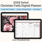 2026 Digital Christian Faith Planner