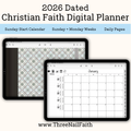 2026 Digital Christian Faith Planner