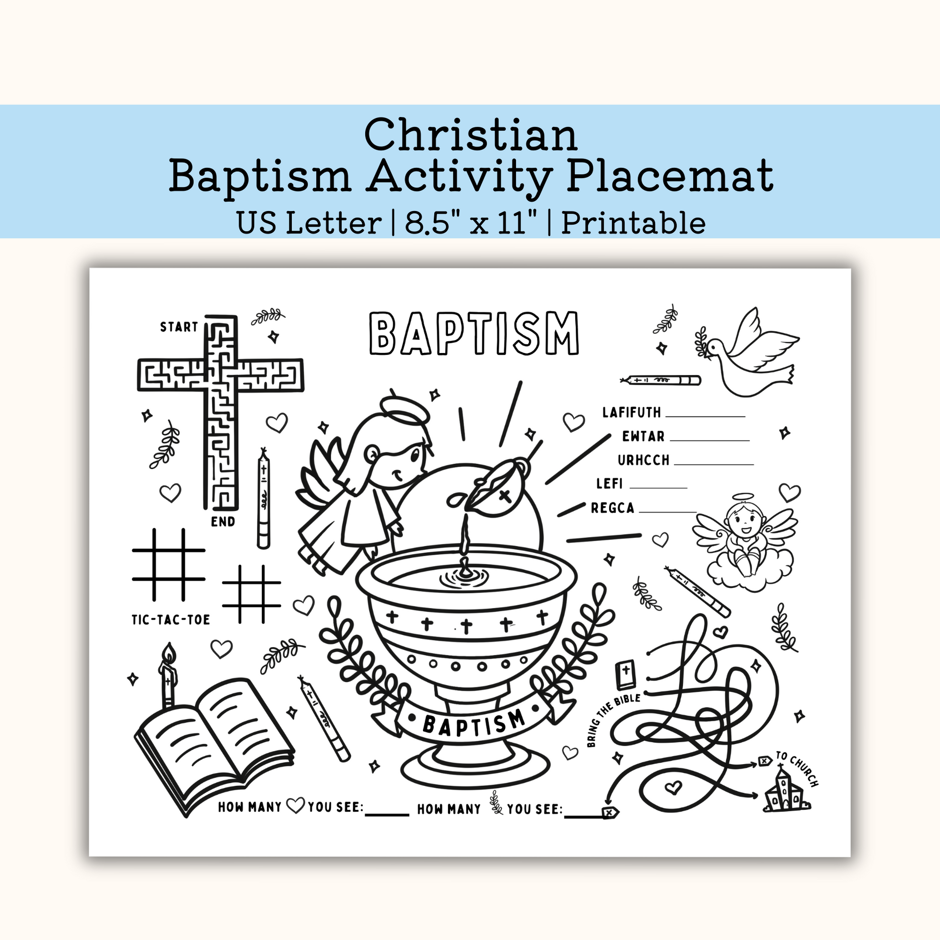 printable-baptism-activity-placemat-three-nail-faith for Free Printable Baptism Activity Sheet Printable Baptism Activity Placemat – Three Nail Faith for Free Printable Baptism Activity Sheet