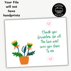 Your image will not have the handprint you need to add this 