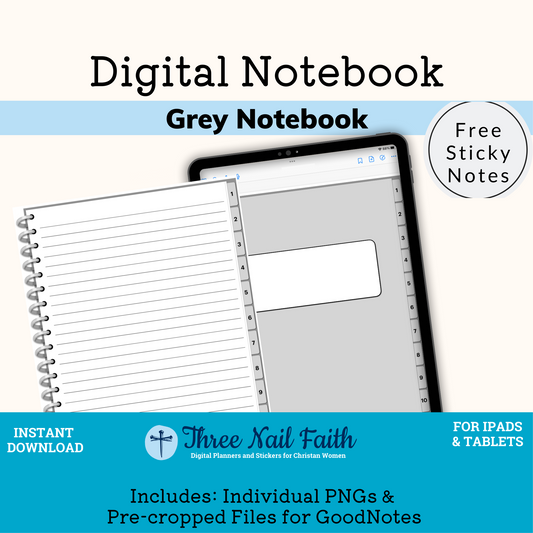 Digital Notebook - Gray