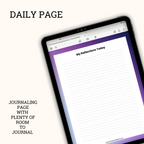 each day you have a journaling page to reflect on the daily devotional