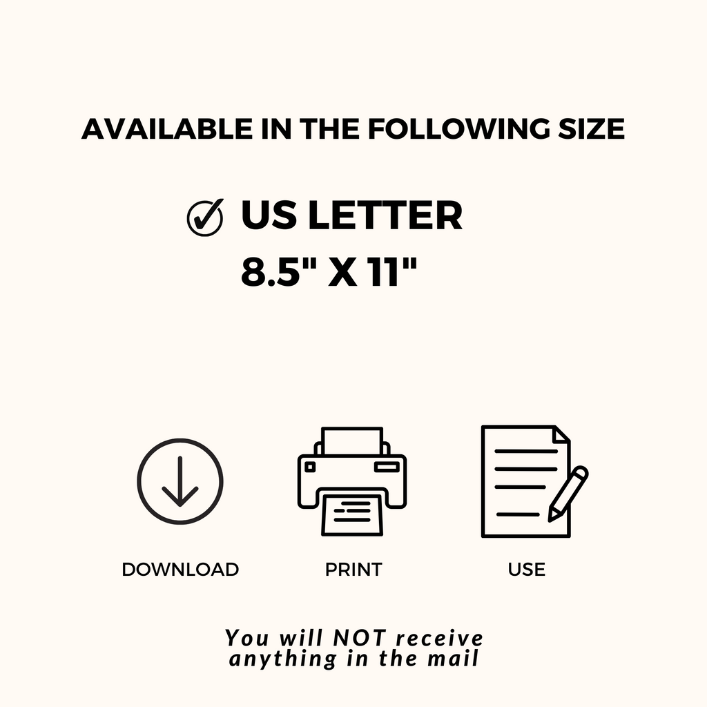 download, print and use