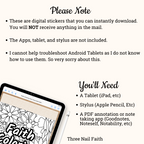 W. at you will need to use this product: iPad or tablet, stylus or Apple pencil, Annotation apps such as Goodnotes, Noteshelf, or Notability. Due to the nature of Digital Downloads no Refunds. 