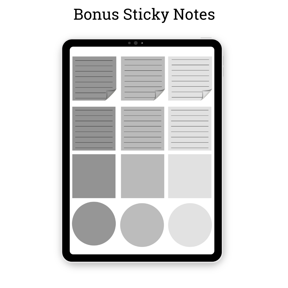 Bonus digital stickers