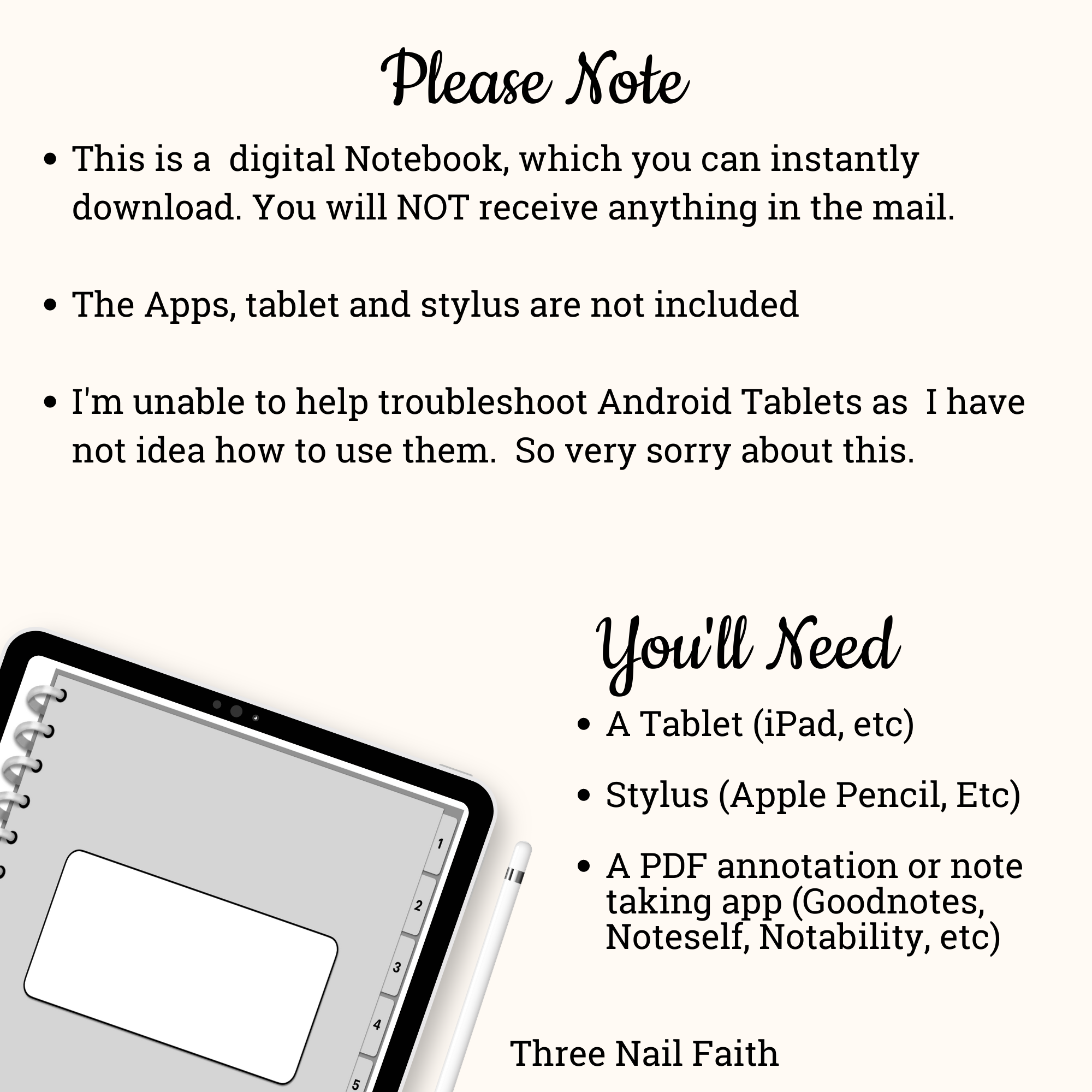 What you will need to use this product