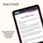 Each day you will receive a Scripture, devotional and prayer 