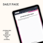 Each day you will be asked a question and have room to journal your thoughts 