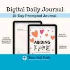 Abiding Love digital 21 day prompted journal 