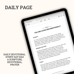 Digital devotional that each day has a scripture, devotional and prayer. 