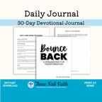 Bounce Back Printable 30 Day Devotional 