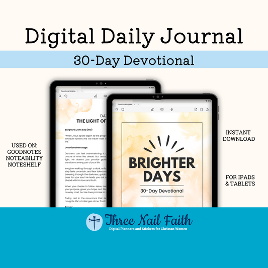 30 day digital devotional on the theme Brighter Days 