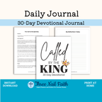 Called By The King 30-Day PRINTABLE Devotional Journal