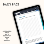 Each page has a journal prompt, room to journal, and a prayer
