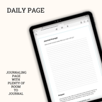 Daily page of Joy Prompted Faith Digital Journal