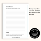 Daily Page Joy Prompted Faith Printable Journal