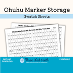 320 Ohuhu Honolulu Marker And 36 Skin Tone Swatch Sheet, Marker Organization