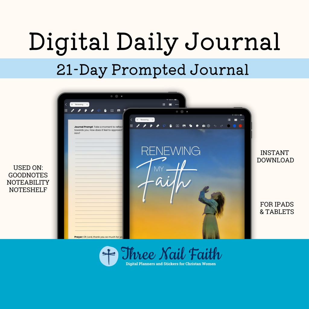 Renewing My Faith 21 Journal & Prayer Prompts
