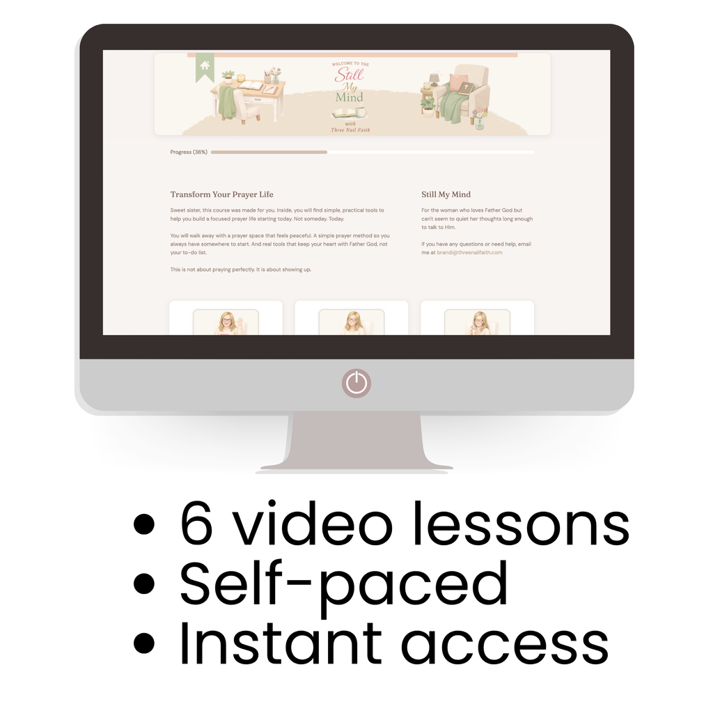 6 videos, self paced, instant access
