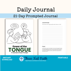 Power of the Tongue Printable Prompted Faith Journal