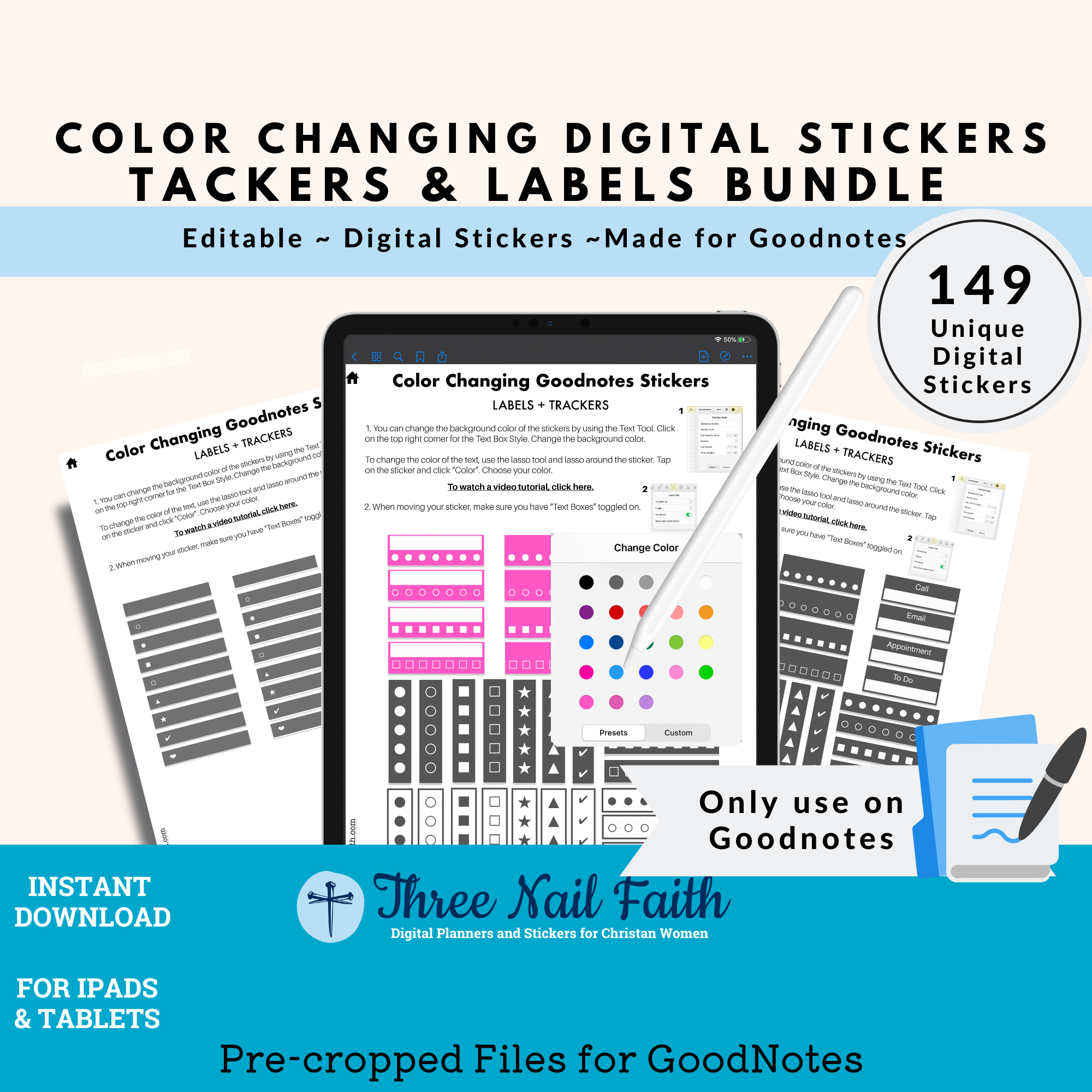Color Changing Digital Sticker - Labels and Trackers