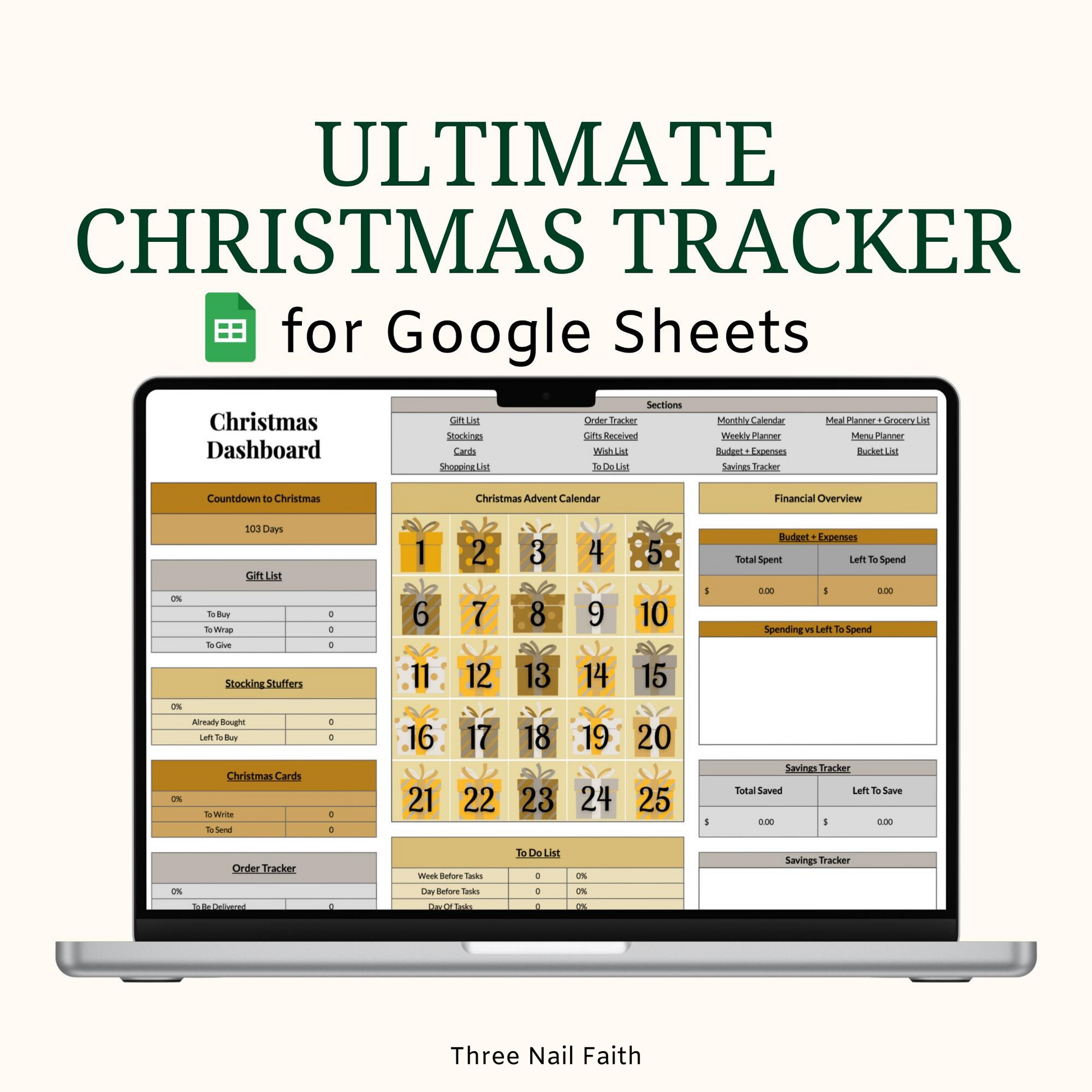 Ultimate Christmas Tracker Gold