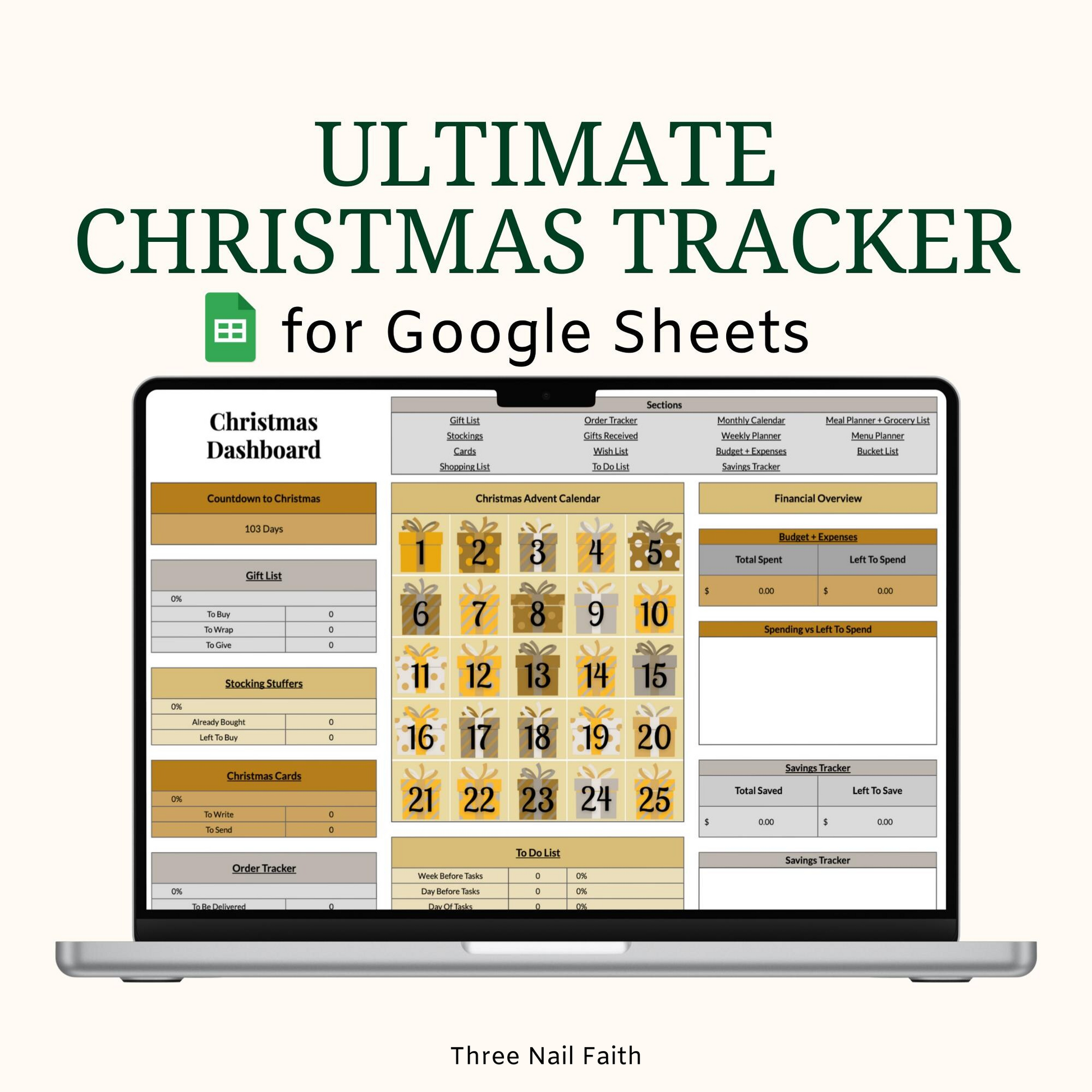 Ultimate Christmas Tracker Gold 