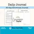 Printable version of unshakeable faith