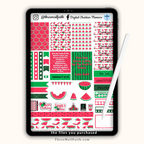 Christian Faith Digital sticker set on the theme watermelon stickers