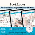 Book Lover Digital Sticker Kit 2025