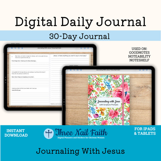 Journaling with Jesus 30 Day Digital Journal