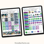 baby jesus and nativity sticker kit