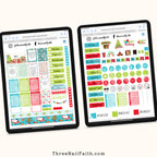 Christmas Day Digital stickers kit