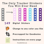how to use digital color chaining stickers