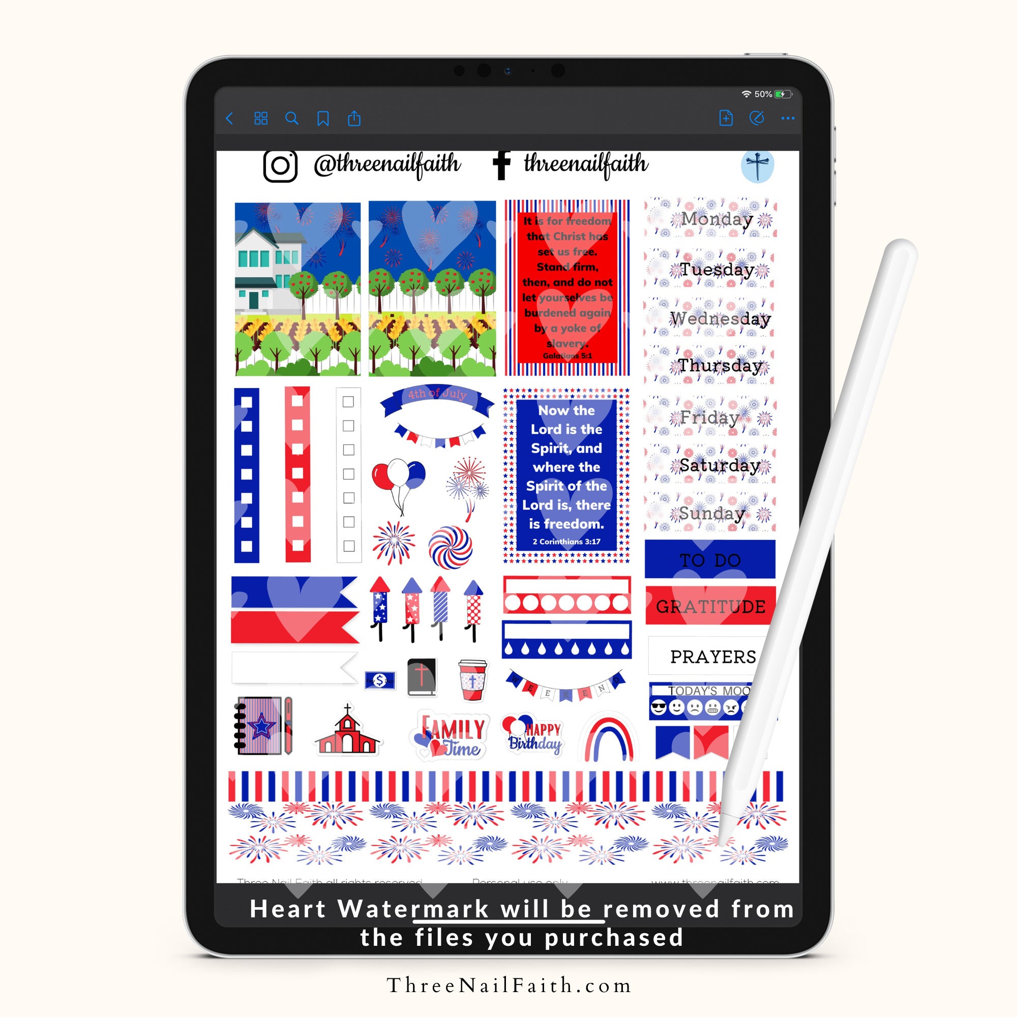 firework digital stickers