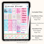 Christian Faith Digital sticker set on the theme Easter