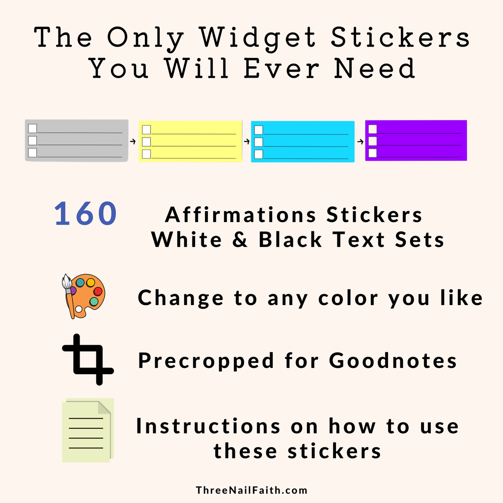 how to use color changing digital stickers